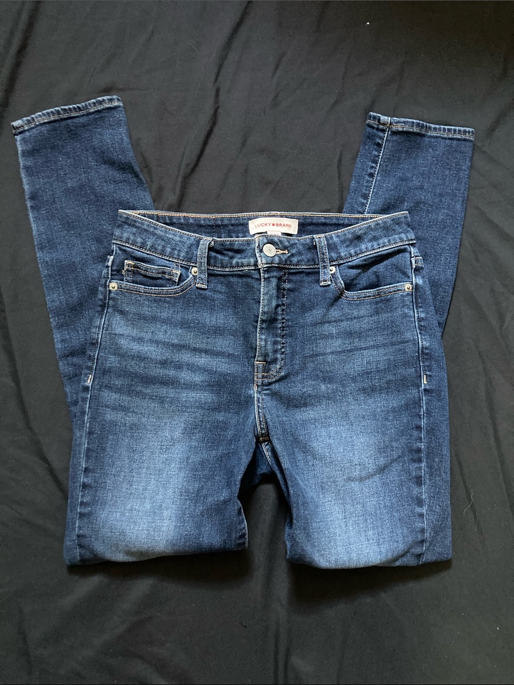 Lucky Brand Women's Skinny Jeans Hayden Indigo Denim Size 6 / 28 R
